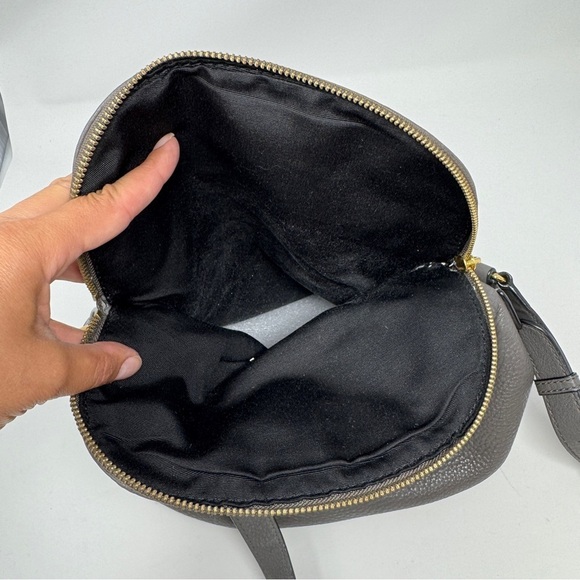 Marc by Marc Jacobs Classic Q Natasha Crossbody Bag Grey Pebbled Leather - Picture 8 of 12